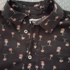 Sonoma Boy's Button Up Short Sleeve Shirt S Small